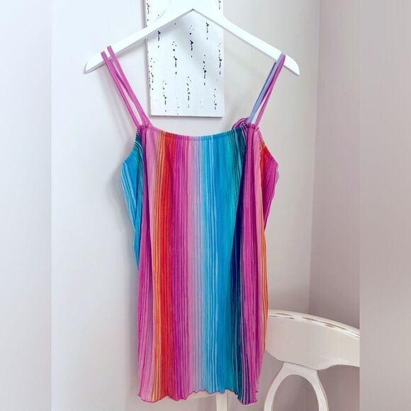 Show Me Your Mumu Sicily
Dress Ombre Pleated Knit Mini dress; Size Small - Picture 6 of 8